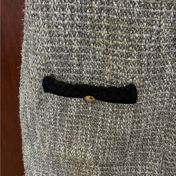 Maje Metallic cotton-blend tweed mini dress - Picture 9 of 11